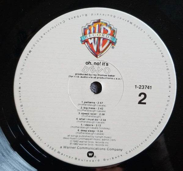 Devo : Oh, No! It's Devo (LP,Album)