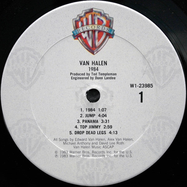 Van Halen : 1984 (LP,Album,Club Edition)