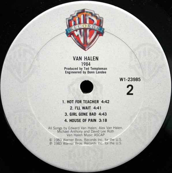 Van Halen : 1984 (LP,Album,Club Edition)