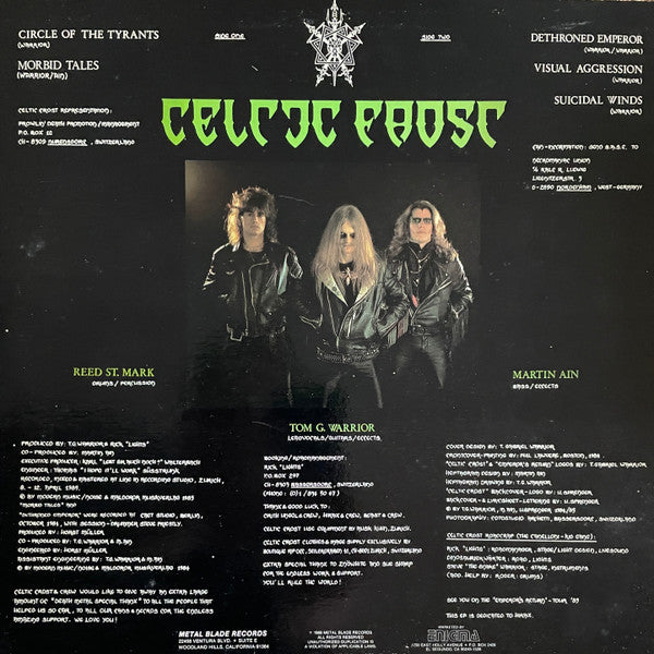 Celtic Frost : Emperor's Return (12",33 ⅓ RPM,EP)
