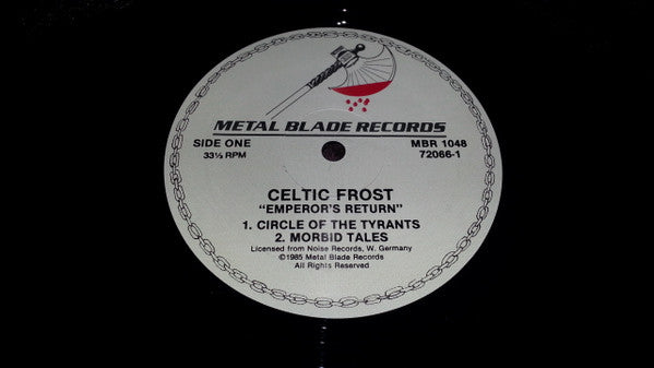 Celtic Frost : Emperor's Return (12",33 ⅓ RPM,EP)