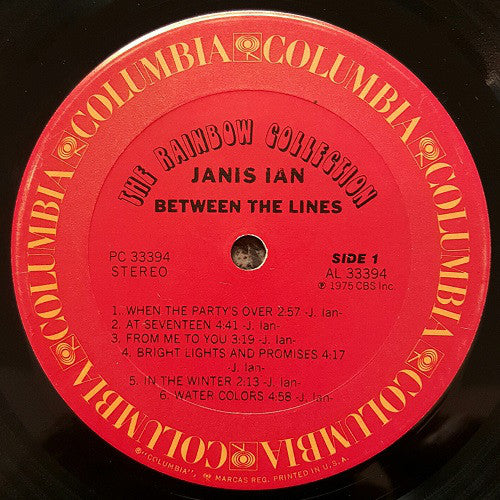 Janis Ian : Between The Lines (LP,Album)