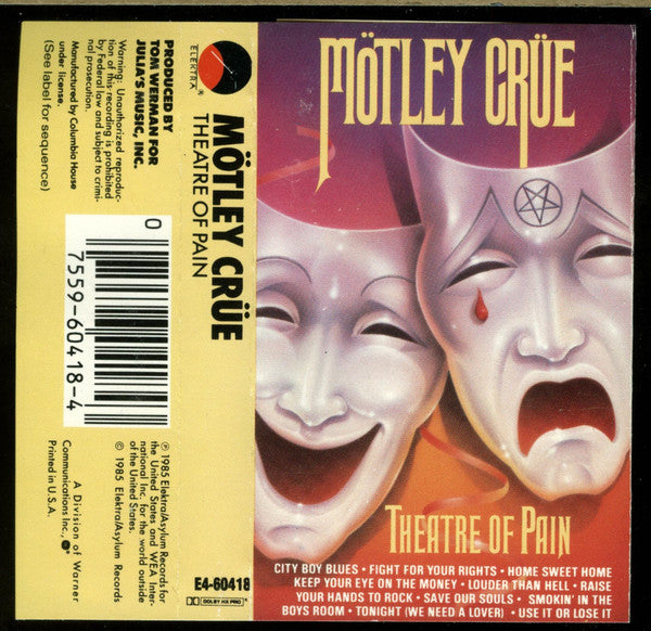 Mötley Crüe : Theatre Of Pain (Album,Club Edition)