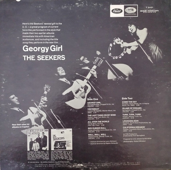 Seekers, The : Georgy Girl (LP,Album,Mono)