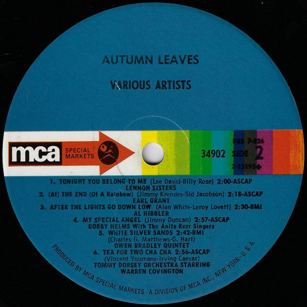 Various : Autumn Leaves (LP,Compilation)