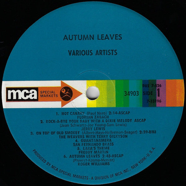 Various : Autumn Leaves (LP,Compilation)