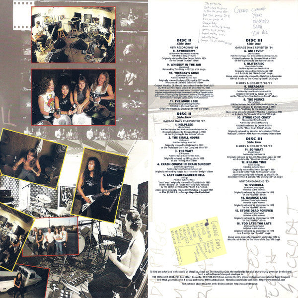 Metallica : Garage Inc. (LP,Album,Compilation,Stereo)