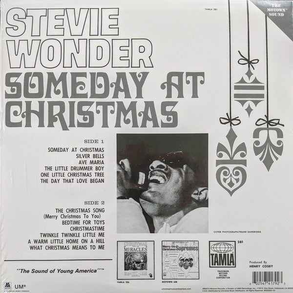 Stevie Wonder : Someday At Christmas (LP,Album,Reissue)