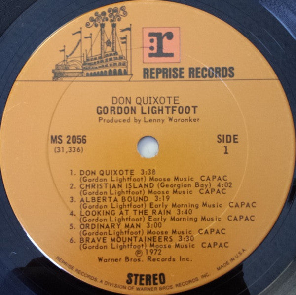 Gordon Lightfoot : Don Quixote (LP,Album)