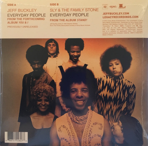 Jeff Buckley / Sly & The Family Stone : Everyday People  (7",45 RPM,Record Store Day,Single,Limited Edition)