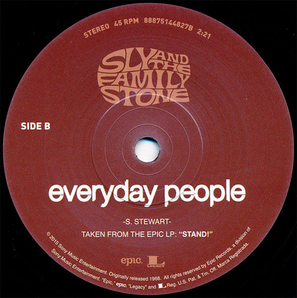 Jeff Buckley / Sly & The Family Stone : Everyday People  (7",45 RPM,Record Store Day,Single,Limited Edition)