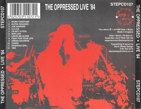 Oppressed, The : Live  (Album,Repress)