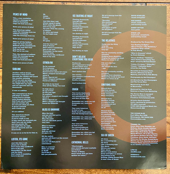 Ocean Blue, The : Beneath The Rhythm And Sound (LP,Album)