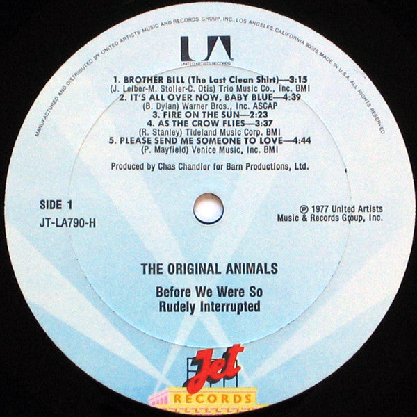 Animals, The : Before We Were So Rudely Interrupted (LP,Album,Stereo)