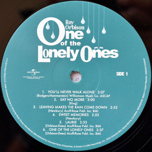 Roy Orbison : One Of The Lonely Ones (LP,Album,Stereo)