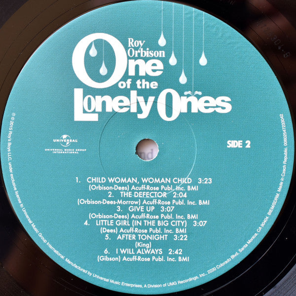 Roy Orbison : One Of The Lonely Ones (LP,Album,Stereo)