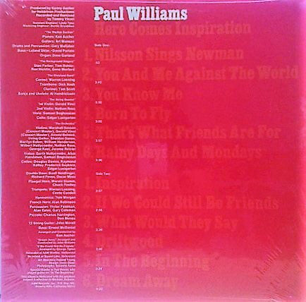Paul Williams (2) : Here Comes Inspiration (LP,Album)