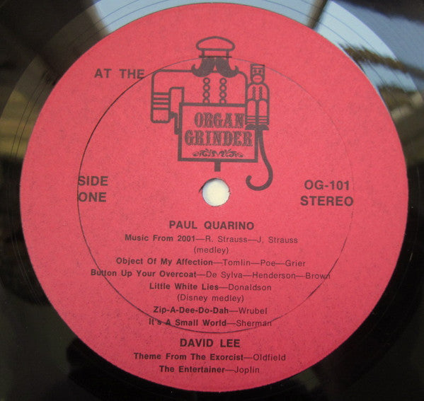 Various : At The Organ Grinder (LP,Album)