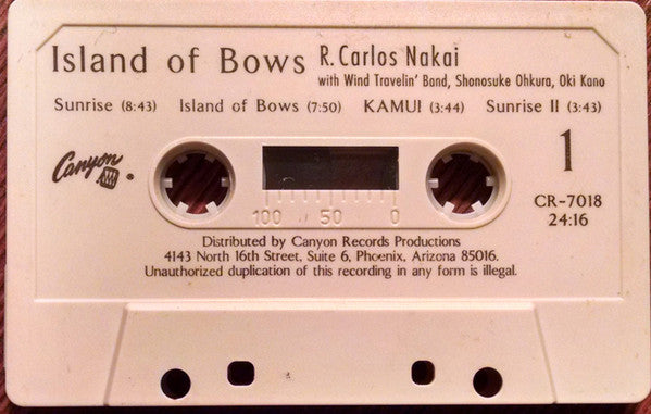 R. Carlos Nakai With Wind Travelin' Band, Shonosuke Okura, Oki : Island Of Bows (Album)