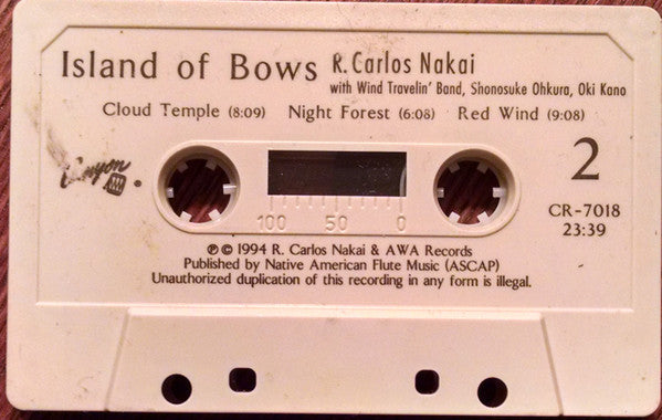 R. Carlos Nakai With Wind Travelin' Band, Shonosuke Okura, Oki : Island Of Bows (Album)