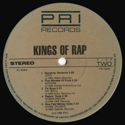Various : Kings Of Rap (LP,Compilation)