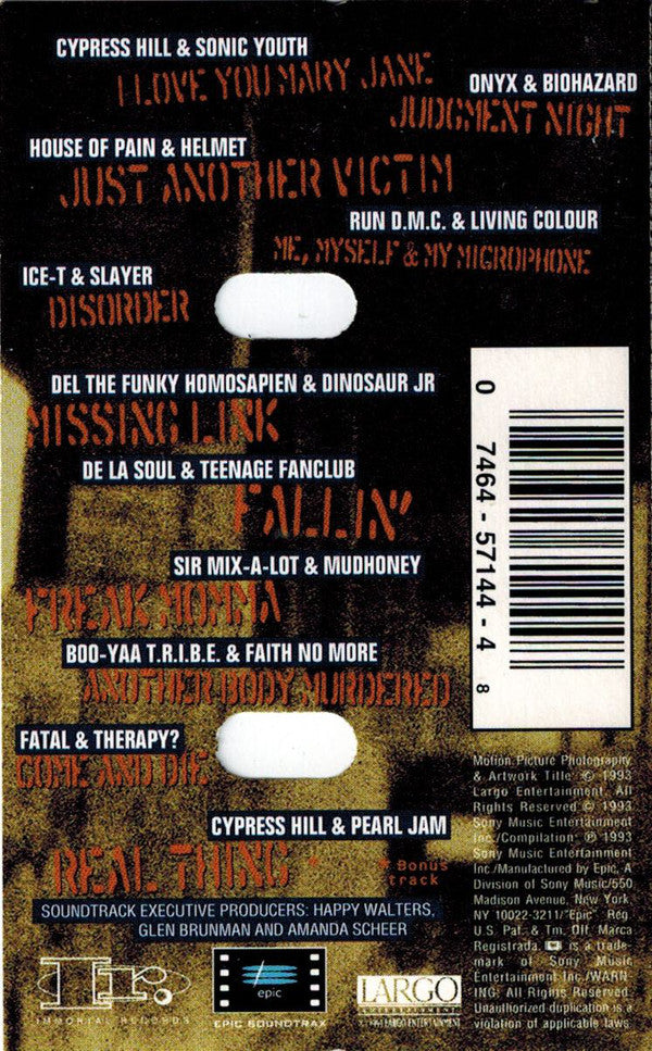 Various : Judgment Night (Music From The Motion Picture) (Album)