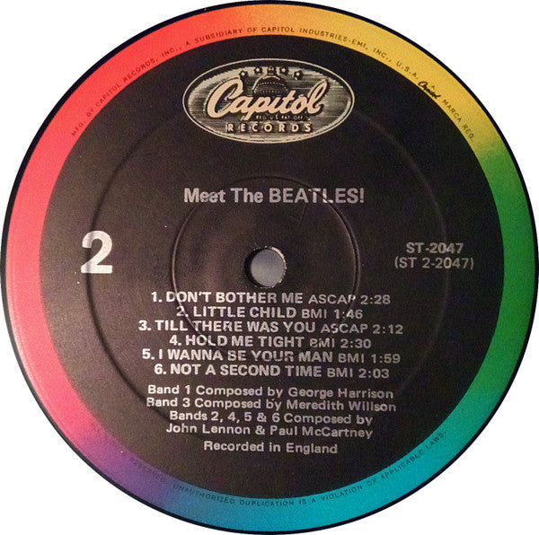 Beatles, The : Meet The Beatles! (LP,Album,Repress)