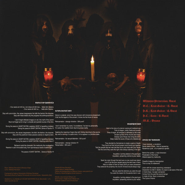 Mortuary Drape / Necromass :  Dance Of Spirits / Ordo Equilibrium Nox  (LP)