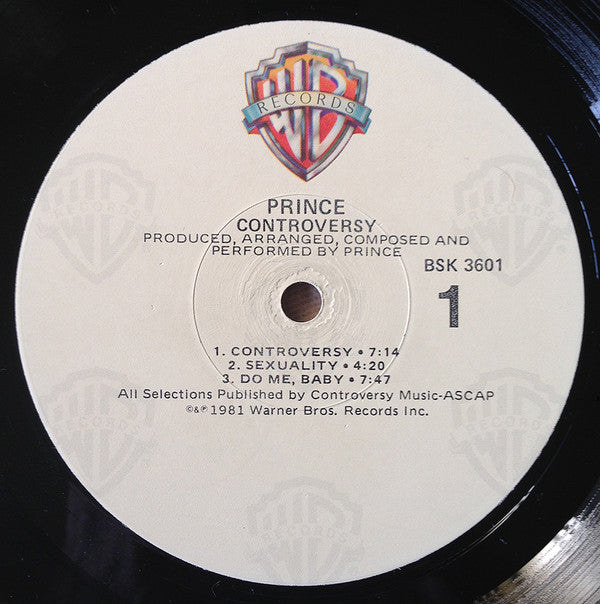 Prince : Controversy (LP,Album,Reissue)