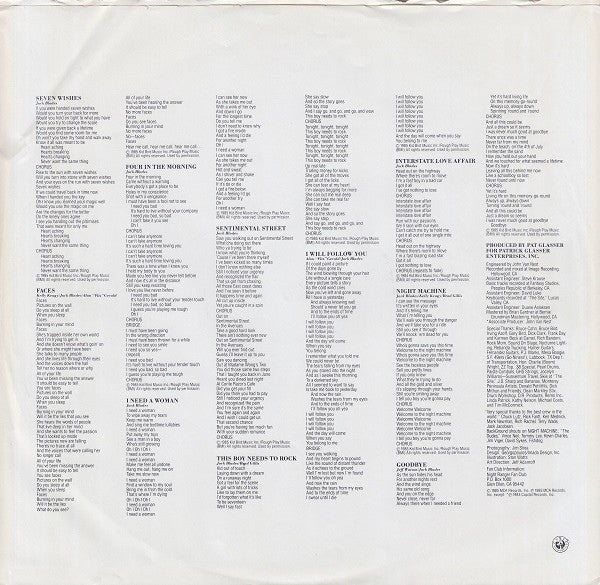 Night Ranger : 7 Wishes (LP,Album)
