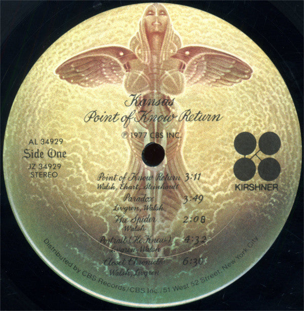 Kansas (2) : Point Of Know Return (LP,Album,Stereo)