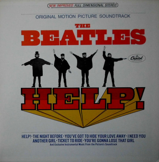 Beatles, The : Help! (Original Motion Picture Soundtrack) (LP,Album,Reissue,Stereo)