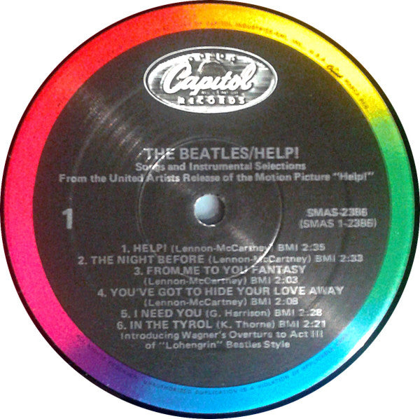 Beatles, The : Help! (Original Motion Picture Soundtrack) (LP,Album,Reissue,Stereo)