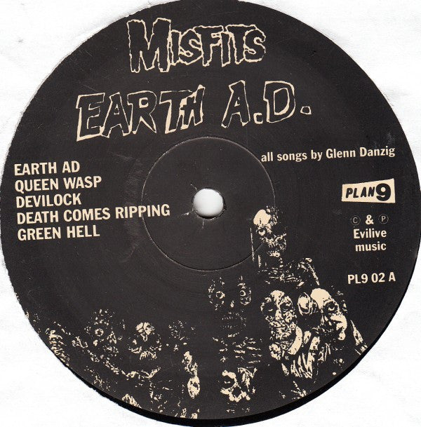 Misfits : Earth A.D. / Wolfs Blood (LP,Album,Repress)