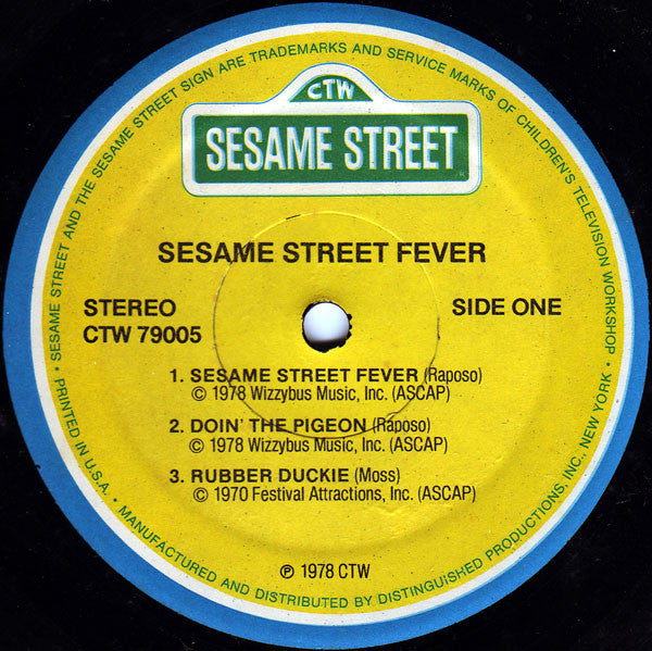 Sesame Street : Sesame Street Fever (LP,Album,Stereo)