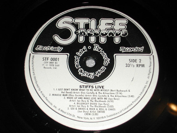Various : Stiffs Live (LP)