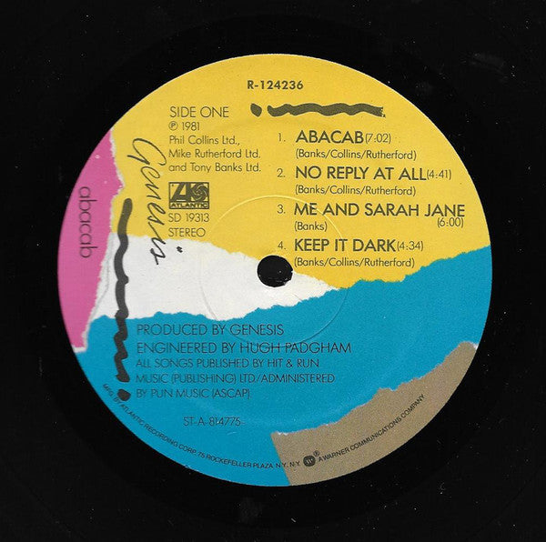 Genesis : Abacab (LP,Album,Club Edition)