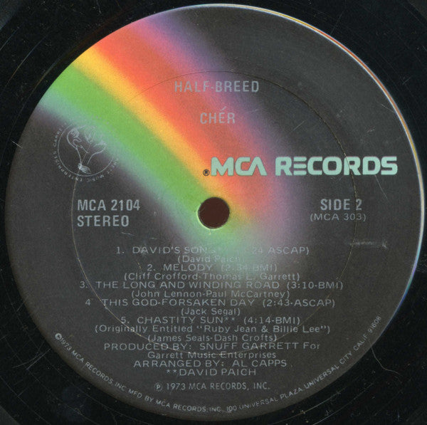 Cher : Half-Breed (LP,Album,Club Edition)