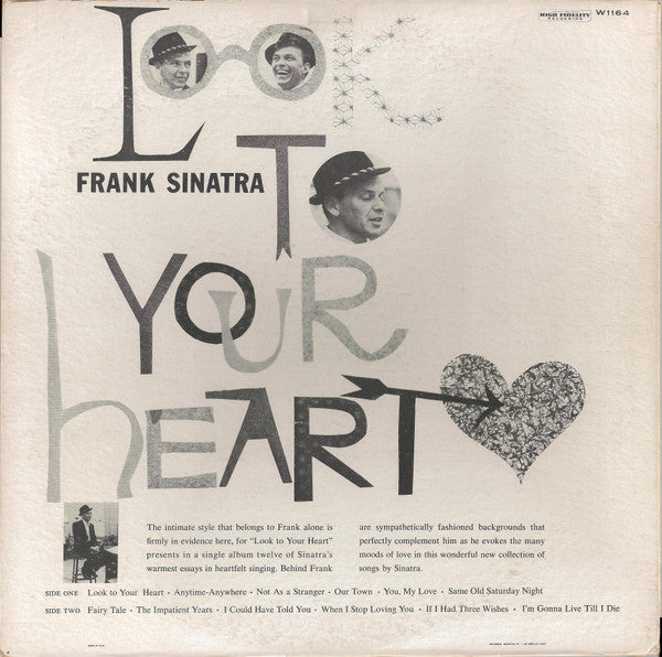 Frank Sinatra : Look To Your Heart (LP,Compilation,Mono)