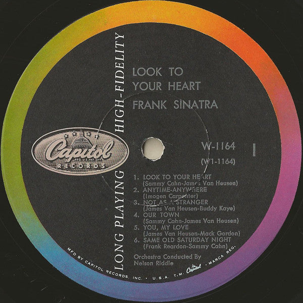 Frank Sinatra : Look To Your Heart (LP,Compilation,Mono)