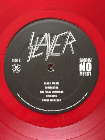 Slayer : Show No Mercy (LP,Album,Reissue,Remastered)