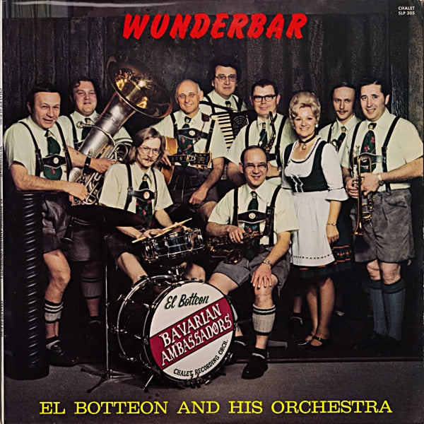 El Botteon And The Bavarian Ambassadors : Wunderbar (LP,Album)