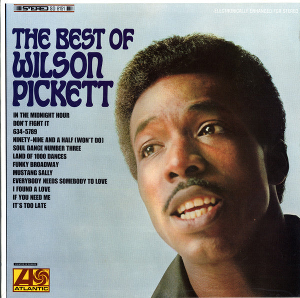 Wilson Pickett : The Best Of Wilson Pickett (LP,Compilation,Stereo)