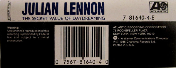 Julian Lennon : The Secret Value Of Daydreaming (Album)