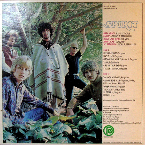Spirit (8) : Spirit (LP,Album,Stereo)