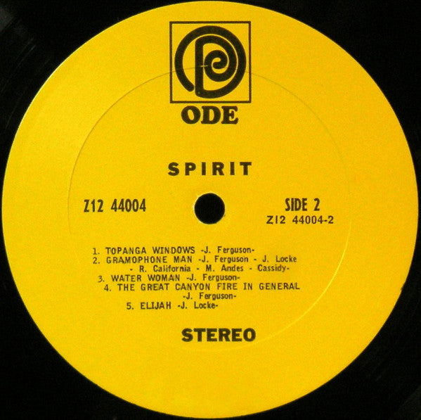 Spirit (8) : Spirit (LP,Album,Stereo)