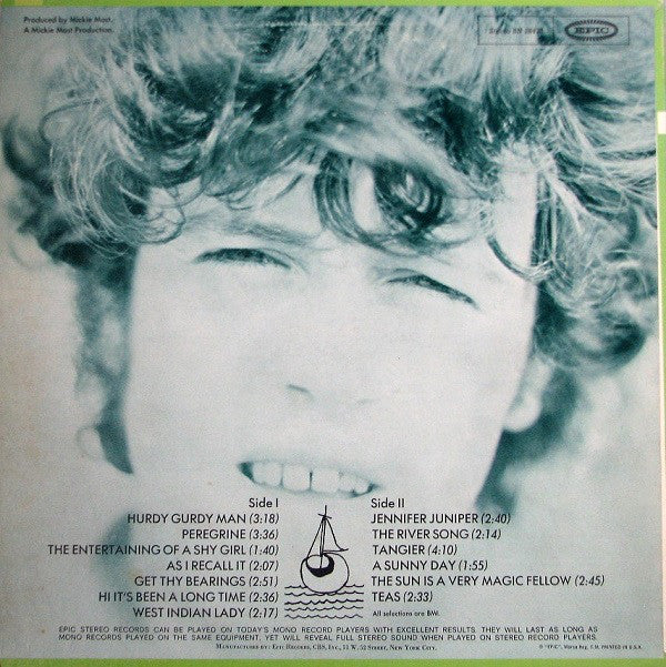Donovan : The Hurdy Gurdy Man (LP,Album,Stereo)