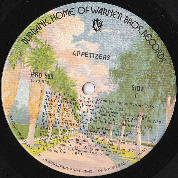 Various : Appetizers (LP,Compilation)