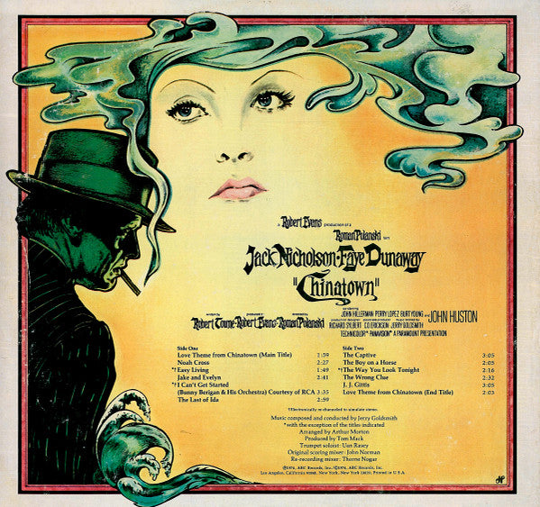 Jerry Goldsmith : Chinatown (Original Motion Picture Soundtrack) (LP,Album)