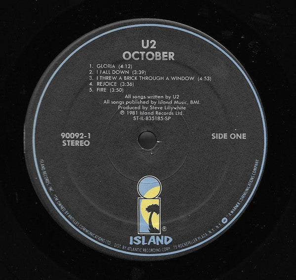 U2 : October (LP,Album,Reissue)